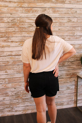 Judy Blue Black Skort - Trudy's Trendy Boutique