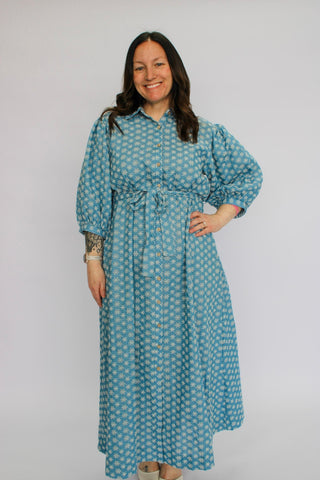 Blossom Lane Denim Dress - Trudy's Trendy Boutique