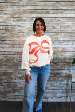 Ribbon Reverie Pullover - Trudy's Trendy Boutique