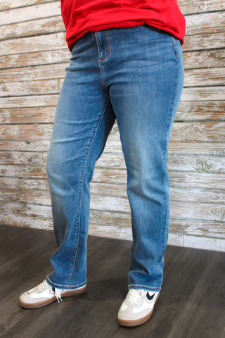 Judy Blue HW Straight Fit/Lt - Trudy's Trendy Boutique