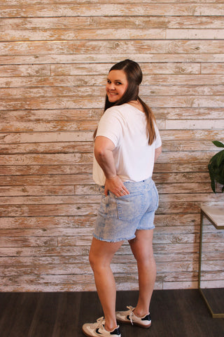Judy Blue MR Dyed Shorts - Trudy's Trendy Boutique