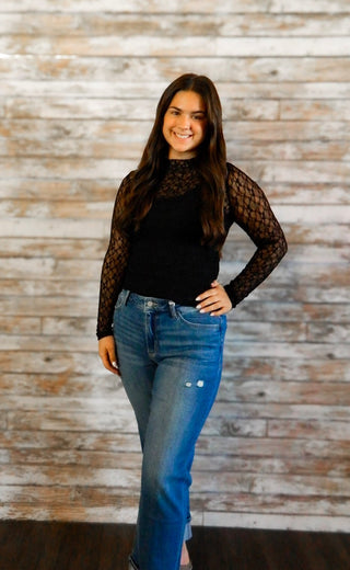 Lovervet HR Cuffed Straight Jeans - Trudy's Trendy Boutique