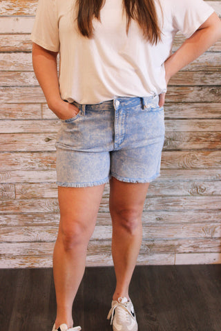 Judy Blue MR Dyed Shorts - Trudy's Trendy Boutique
