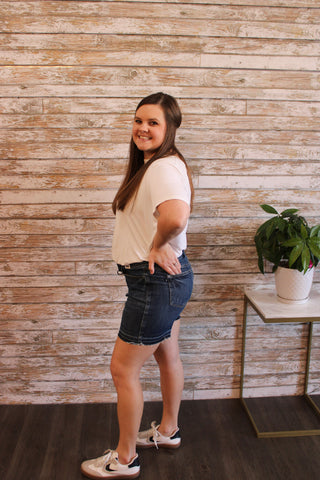 Judy Blue HW Vintage Shorts - Trudy's Trendy Boutique