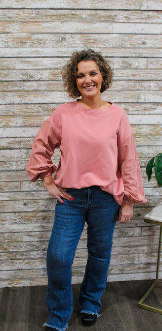 Corded Comfort Pullover - Trudy's Trendy Boutique