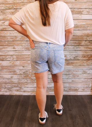 Judy Blue MR Dyed Shorts - Trudy's Trendy Boutique