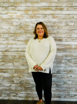 Stonewash Ease Thermal Pullover - Trudy's Trendy Boutique