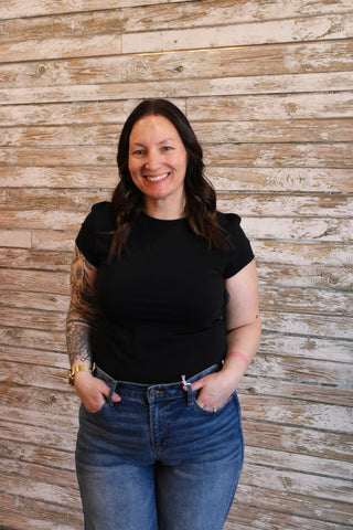 Interlock Short Sleeve Top - Trudy's Trendy Boutique