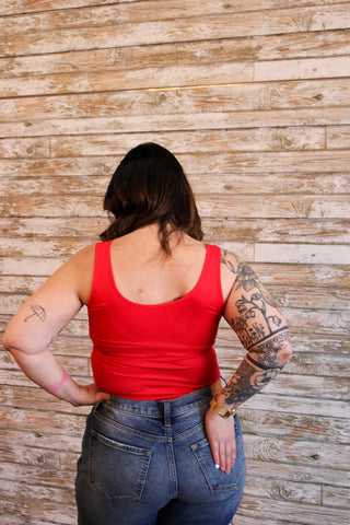 2 Way V - Neck/Scoop Seamless Tank - Trudy's Trendy Boutique