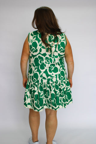Bloomline Tiered Dress - Trudy's Trendy Boutique