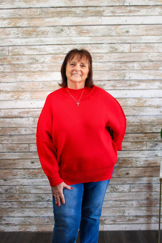 Fireside Heavy Knit Sweater - Trudy's Trendy Boutique