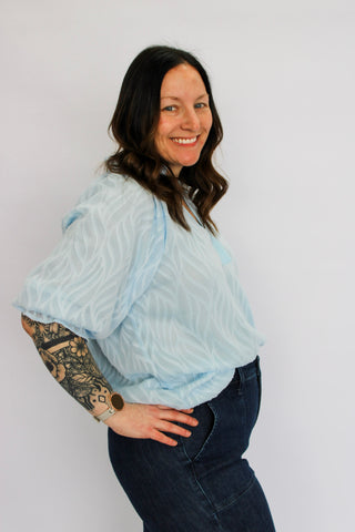 Sweet Detail Puff Blouse - Trudy's Trendy Boutique