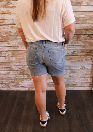 Judy Blue MR Cut Off Shorts - Trudy's Trendy Boutique