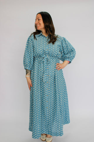 Blossom Lane Denim Dress - Trudy's Trendy Boutique