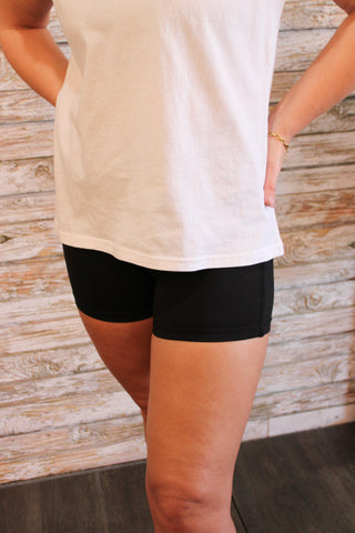 Black Bike Shorts - Trudy's Trendy Boutique