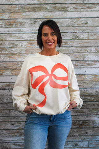 Ribbon Reverie Pullover - Trudy's Trendy Boutique