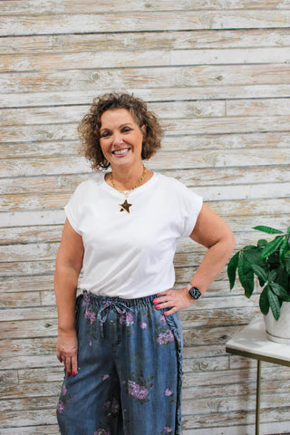Petal Drift Pants - Trudy's Trendy Boutique
