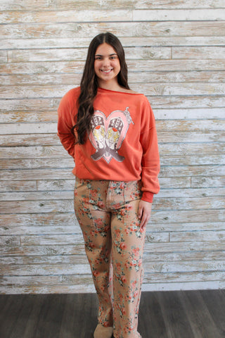 Bloom Haven Wide Leg Jeans - Trudy's Trendy Boutique