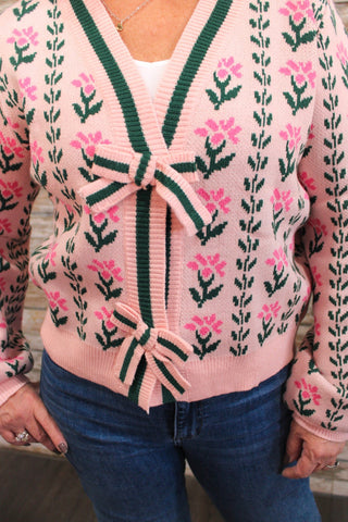 Blossom Bow Cardigan - Trudy's Trendy Boutique