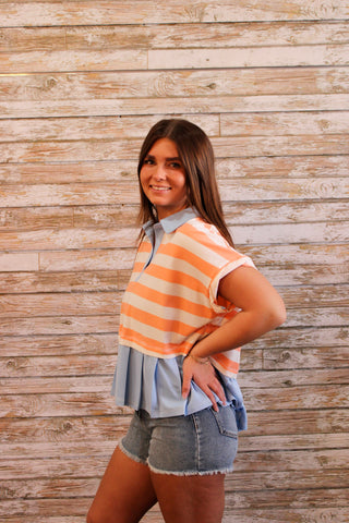 Beauty Boss Collard Top - Trudy's Trendy Boutique