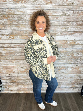 Wild Whisper Leopard Jacket - Trudy's Trendy Boutique