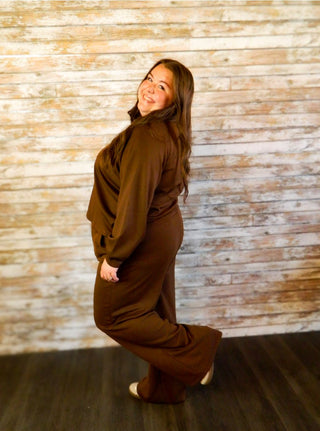 Chic Ease Scuba Set/Curvy - Trudy's Trendy Boutique