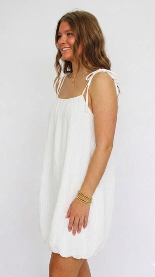Breezy Airflow Mini Bubble Dress - Trudy's Trendy Boutique