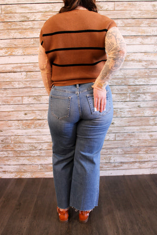 Mica Mid - Rise TC Crop Loose - Trudy's Trendy Boutique