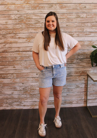 Judy Blue MR Dyed Shorts - Trudy's Trendy Boutique