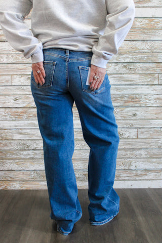 Vervet MR Wide Leg Jeans - Trudy's Trendy Boutique
