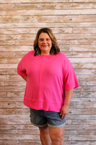 You're Worth It Top/Curvy - Trudy's Trendy Boutique