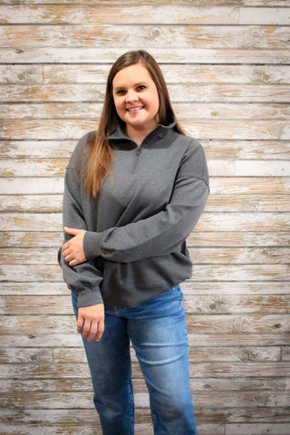 The Weekend Scuba Pullover - Trudy's Trendy Boutique
