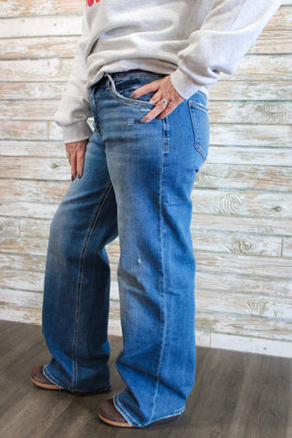 Vervet MR Wide Leg Jeans - Trudy's Trendy Boutique