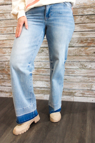 Judy Blue MR Release Hem Jeans - Trudy's Trendy Boutique