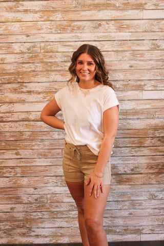 YMI Pull - On Shorts - Trudy's Trendy Boutique