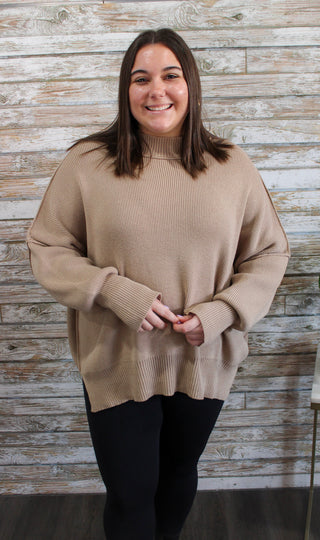 Fireside Heavy Knit Sweater - Trudy's Trendy Boutique