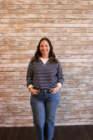 Heritage Striped Pullover - Trudy's Trendy Boutique
