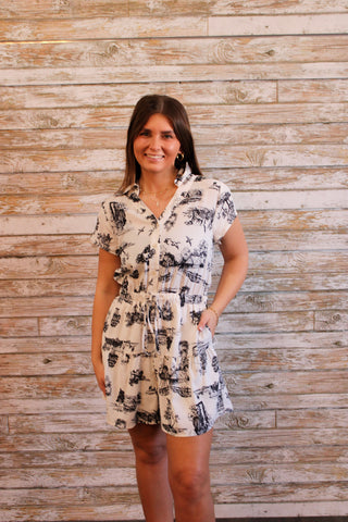 Undeniable Prescence Jumpsuit - Trudy's Trendy Boutique