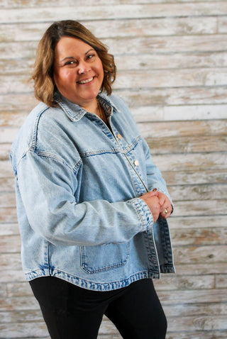 Backroad Blues Jacket - Trudy's Trendy Boutique