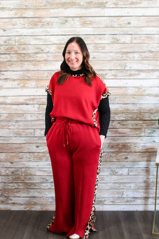 Wild Accent Jersey Pants - Trudy's Trendy Boutique