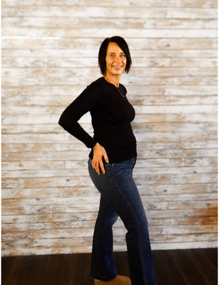 Judy Blue MR Trouser Bootcut Jeans - Trudy's Trendy Boutique