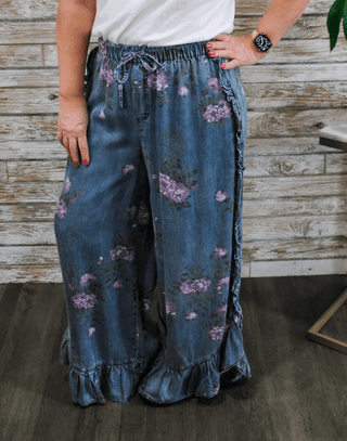 Petal Drift Pants - Trudy's Trendy Boutique