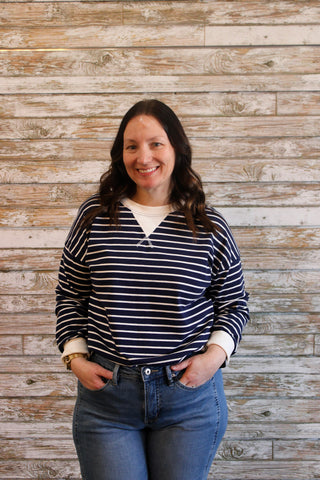 Heritage Striped Pullover - Trudy's Trendy Boutique
