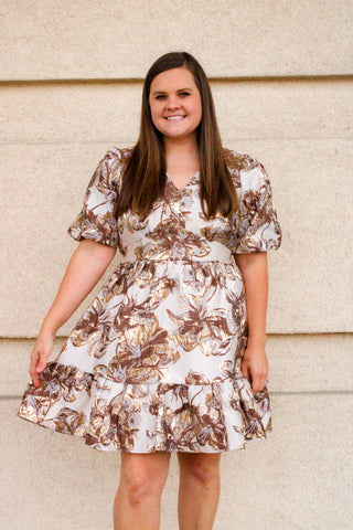 Mocha Luxe Dress - Trudy's Trendy Boutique