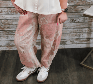 Vintage Patchwork Barrel Pants - Trudy's Trendy Boutique