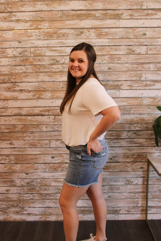 Judy Blue HW Vintage Fray Shorts - Trudy's Trendy Boutique