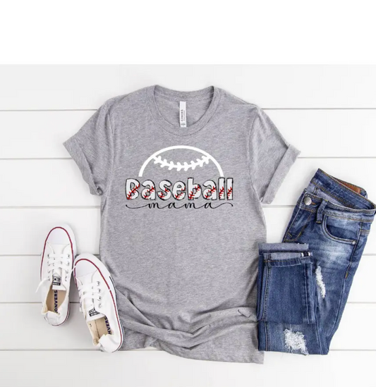White Baseball Mama