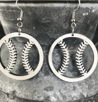 Baseball Earrings