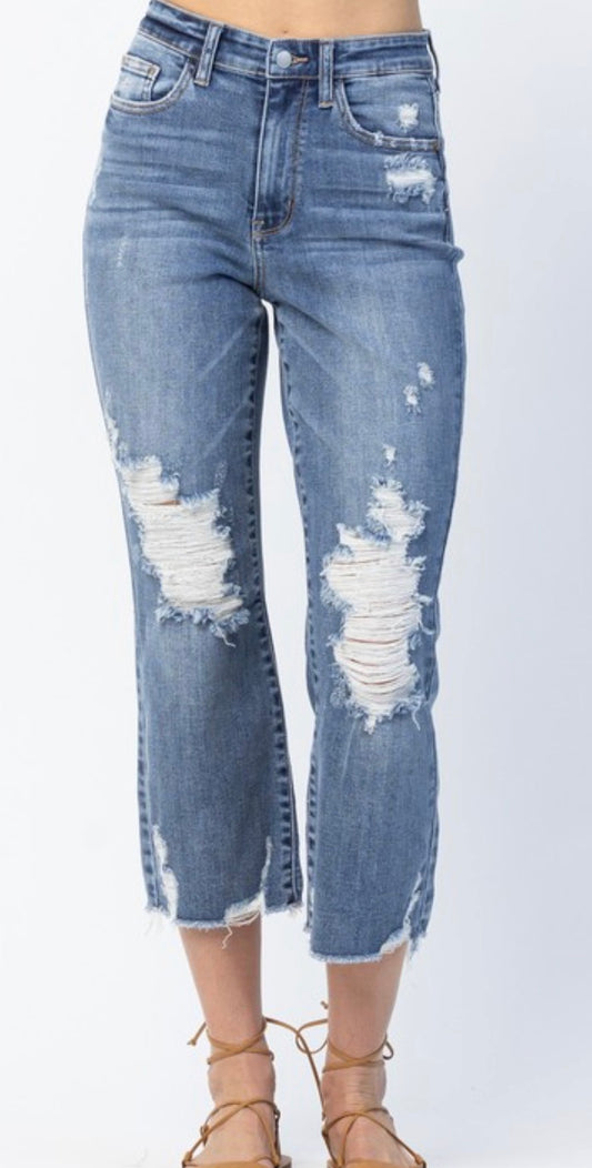 Judy Blue High Waist Ankle/Curvy