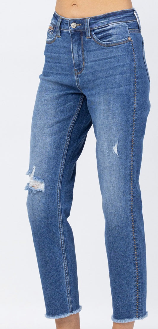 Judy Blue Howdy Boyfriend Jeans